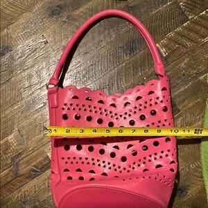 Neiman Marcus Pink Leather Shoulder Bag